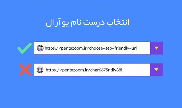 انتخاب درست نام یو آر ال